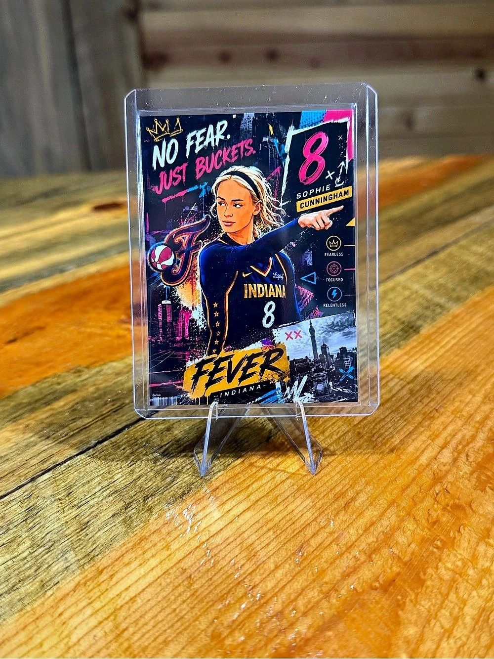Sophie Cunningham Indiana Fever Custom Basketball Card